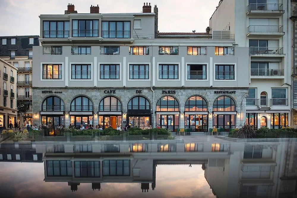 Hotel Le Cafe De Paris Biarritz 4*,